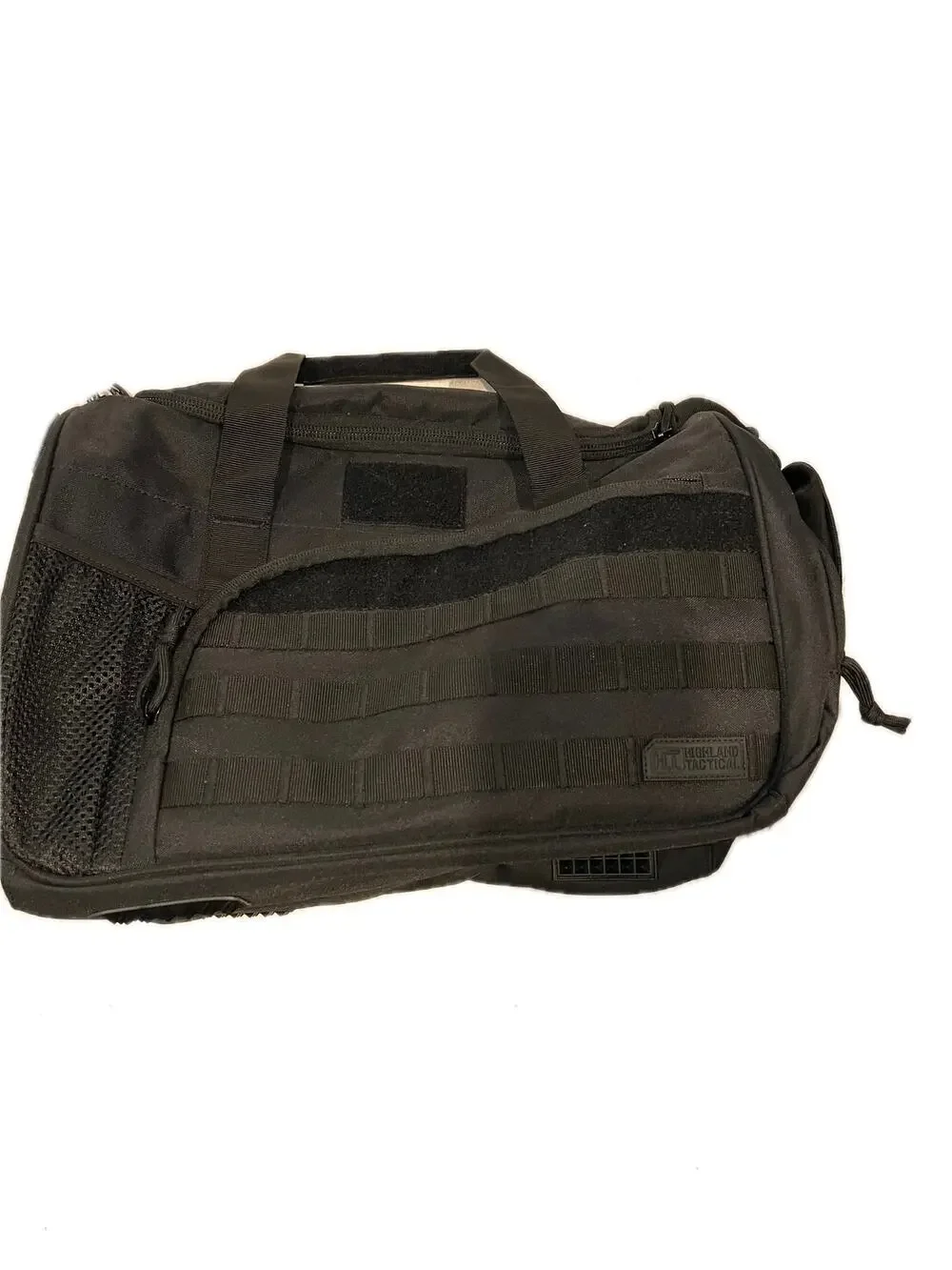 Highland Tactical Canvas Black Duffel 22